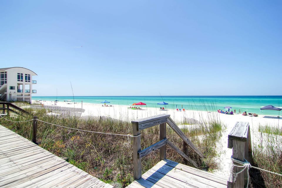 Beach Access is just steps from your patio