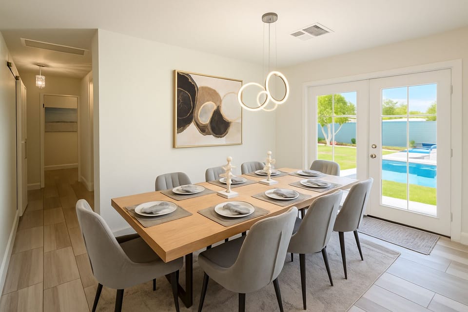 Indoor dining for your special gatherings.