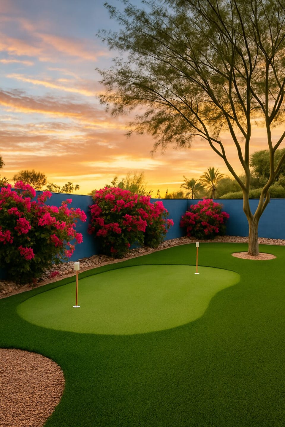Two Hole Putting Green