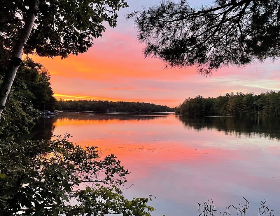 Glorious sunset.