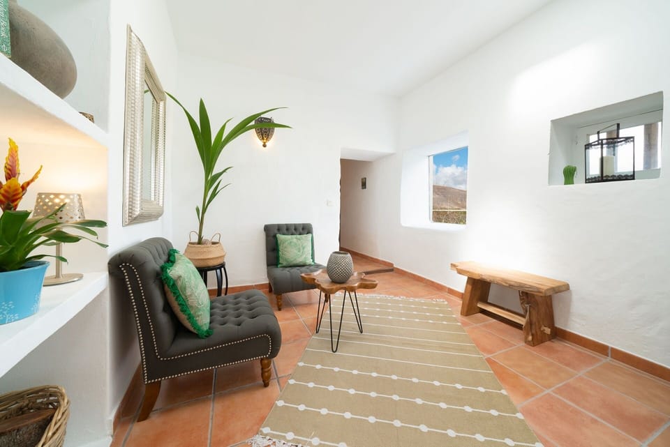 The sitting room is just off the kitchen diner.