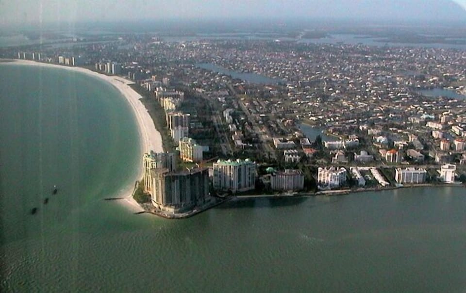 Apollo beachfront from the air  