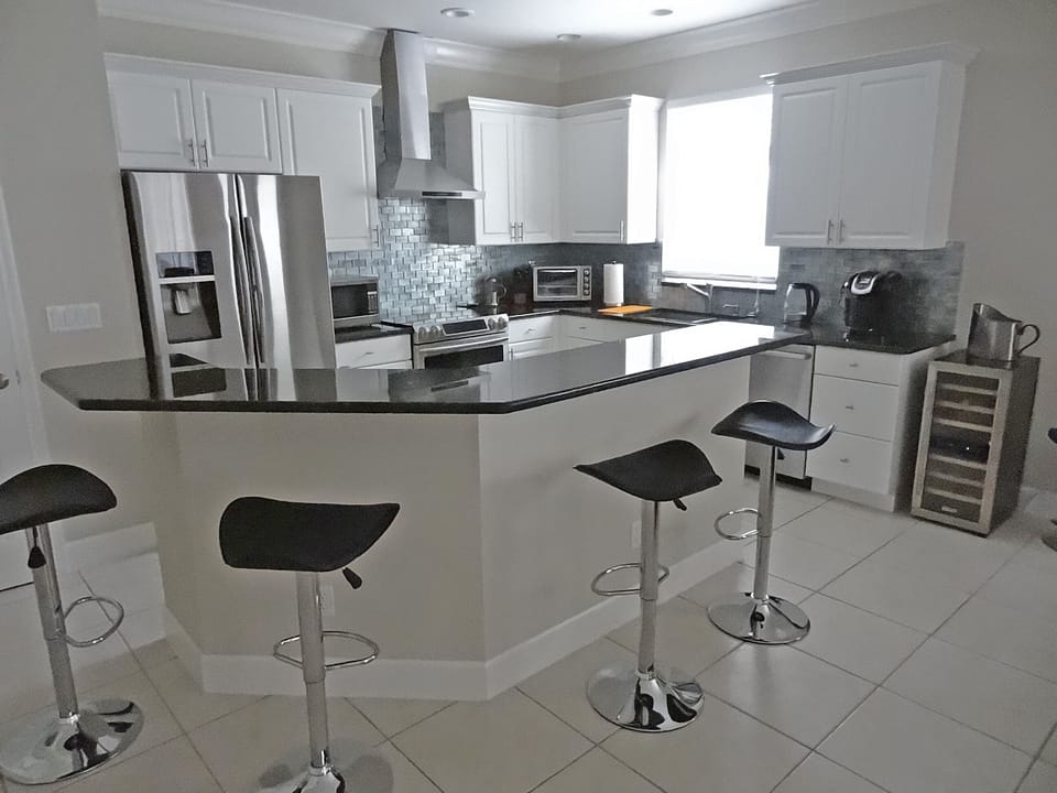 Open concept kitchen
