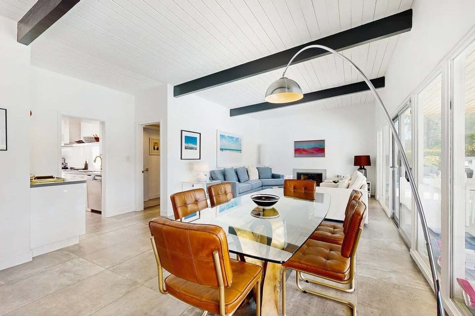 Great room with dining and living room connected