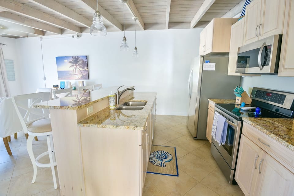 Fully stocked kitchen