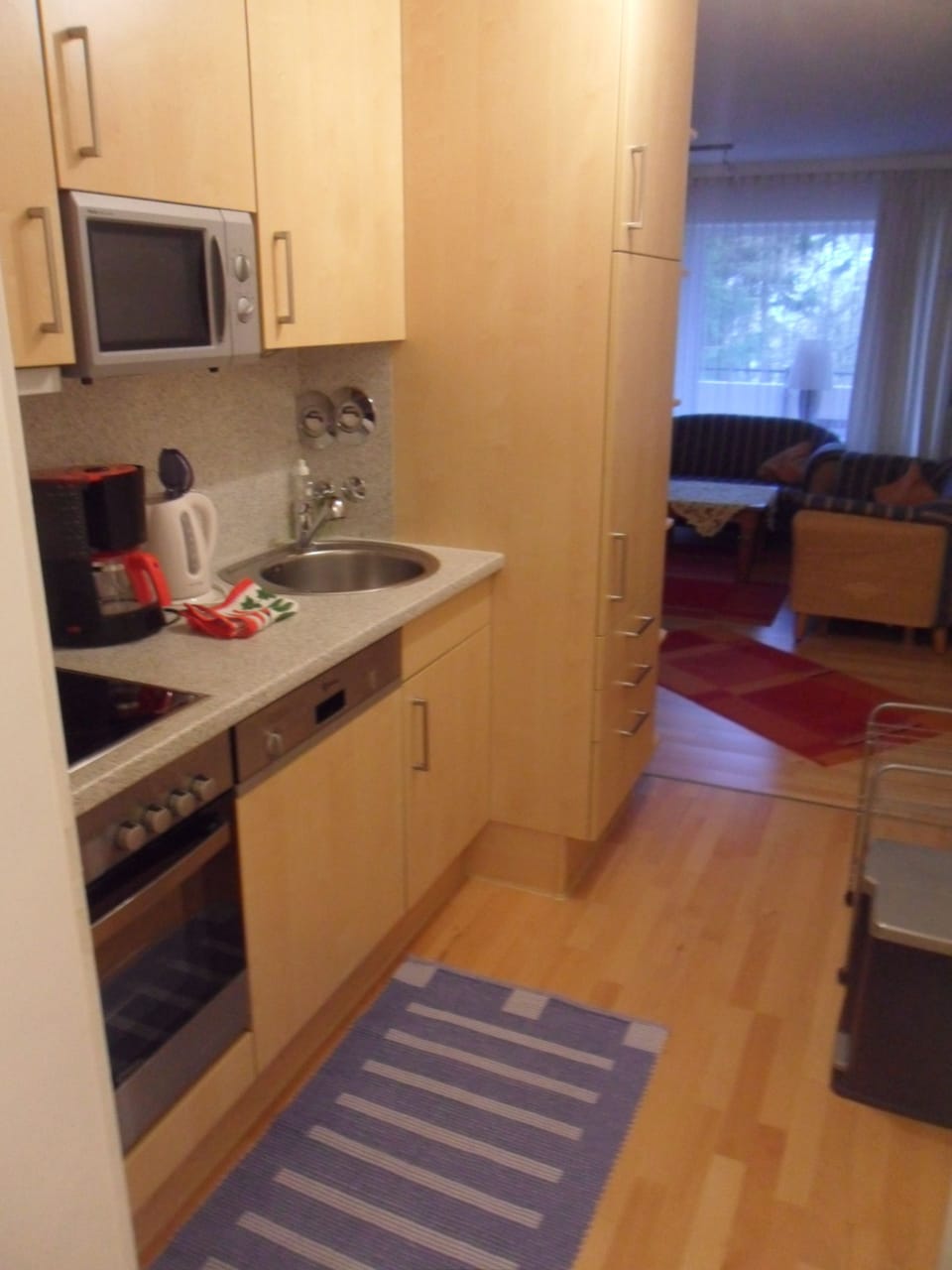 Basic Apartment, Non Smoking | Private kitchen | Fridge, microwave, oven, stovetop