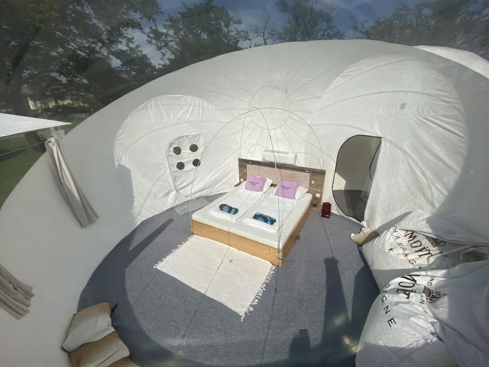 Hypo-allergenic bedding, individually decorated, individually furnished