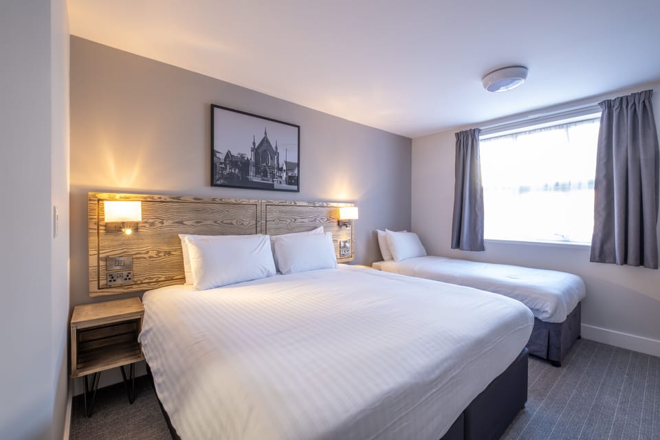 Desk, iron/ironing board, free WiFi, bed sheets