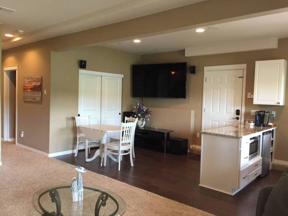 *Plenty of room for a weekend getaway or a nice long vacation!  
*75" flat screen TV! Cable, HBO, Starz, Netflix, Amazon Prime, X-Box, & Kinect.
*A game closet packed full of board games and books for you to enjoy:)