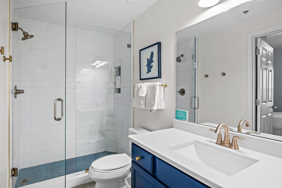 Jack n Jill bathroom with walk in shower