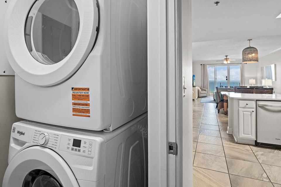 In unit laundry room