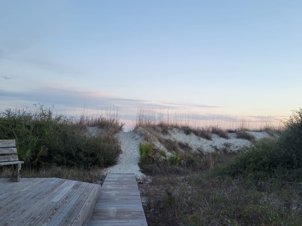 View of dune deck