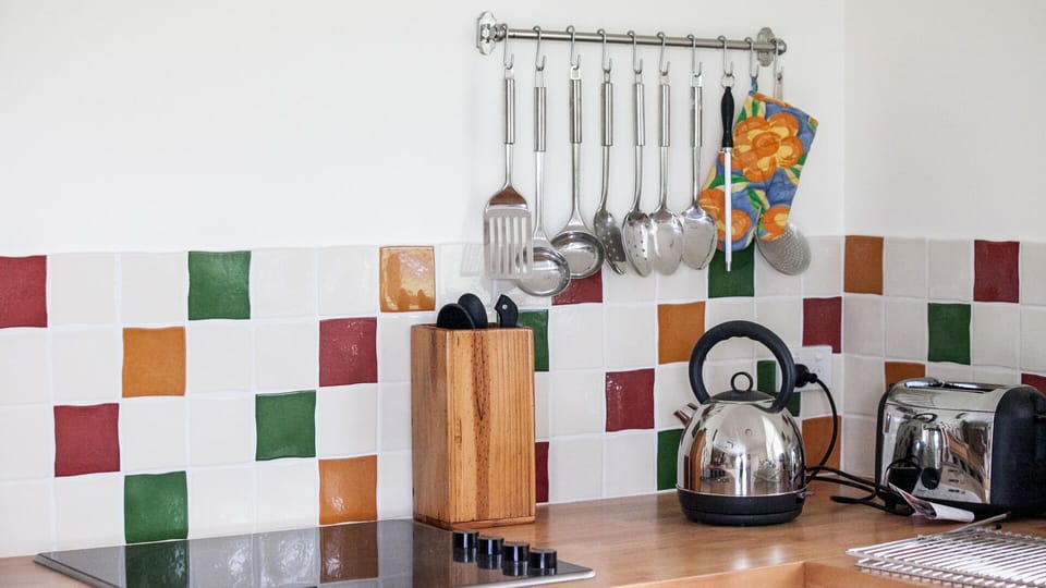 Fully stocked kitchen