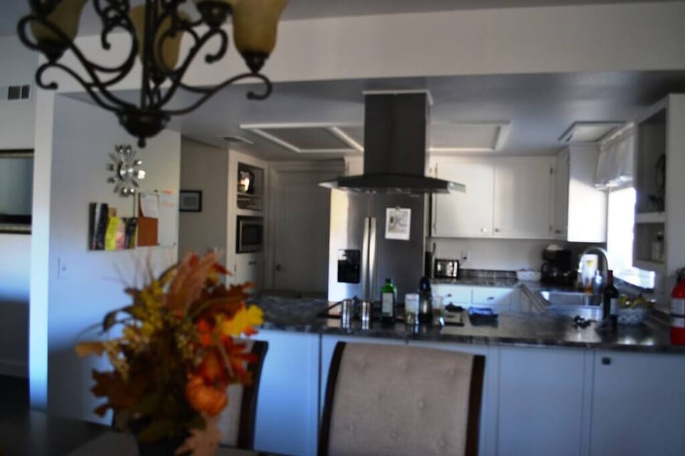 Kitchen as seen from dining room