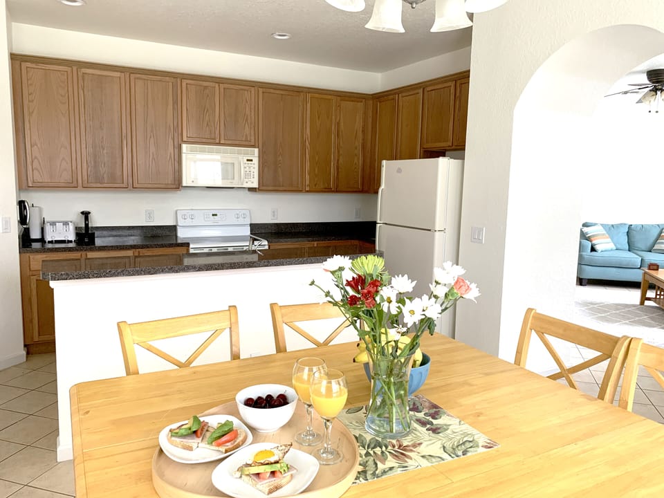 Alternate view of kitchen/dining area