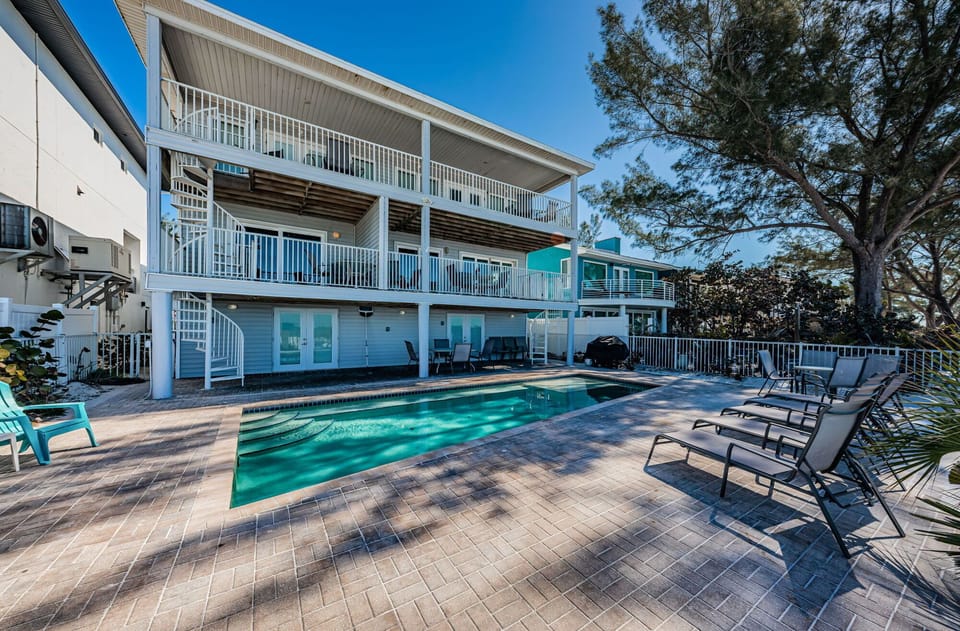Your balcony over the pool