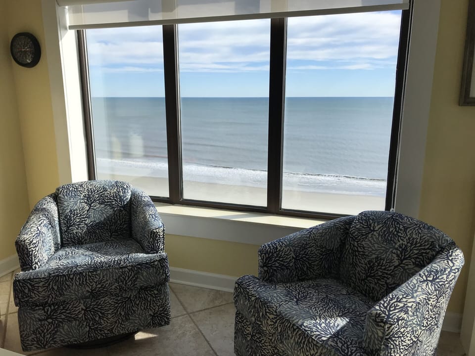 View of the Ocean from inside the Condo