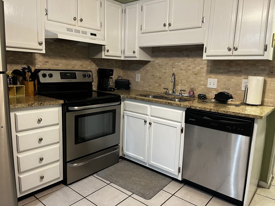 Well stocked remodeled kitchen