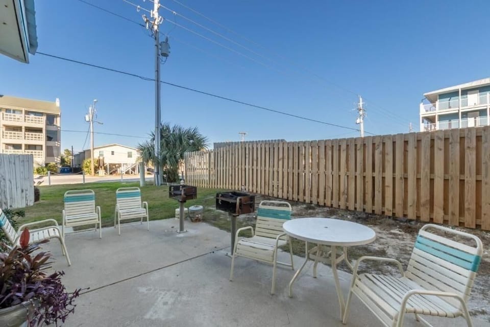 Outdoor grill area