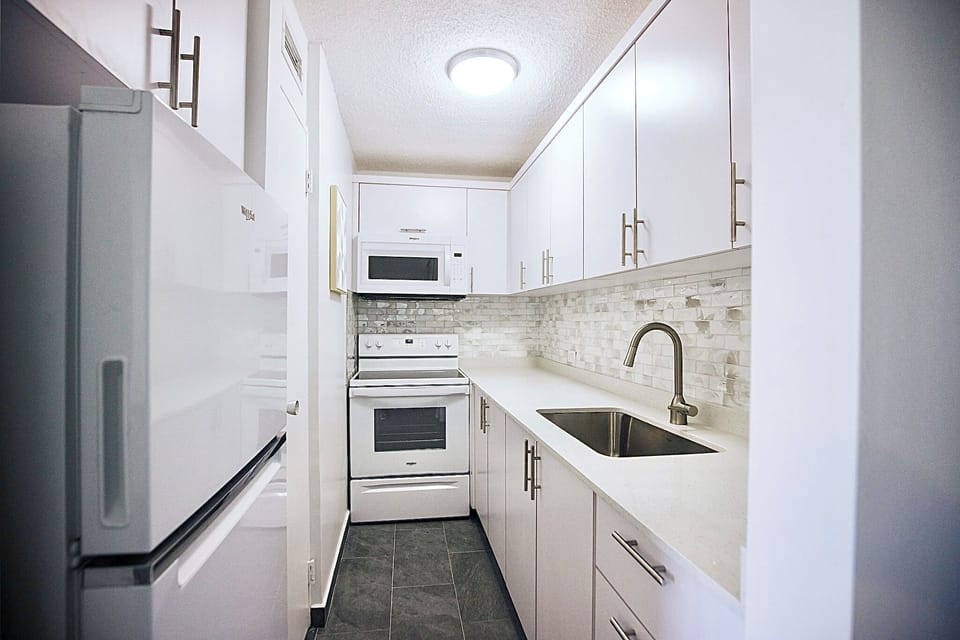 Kitchen with Electric Stove