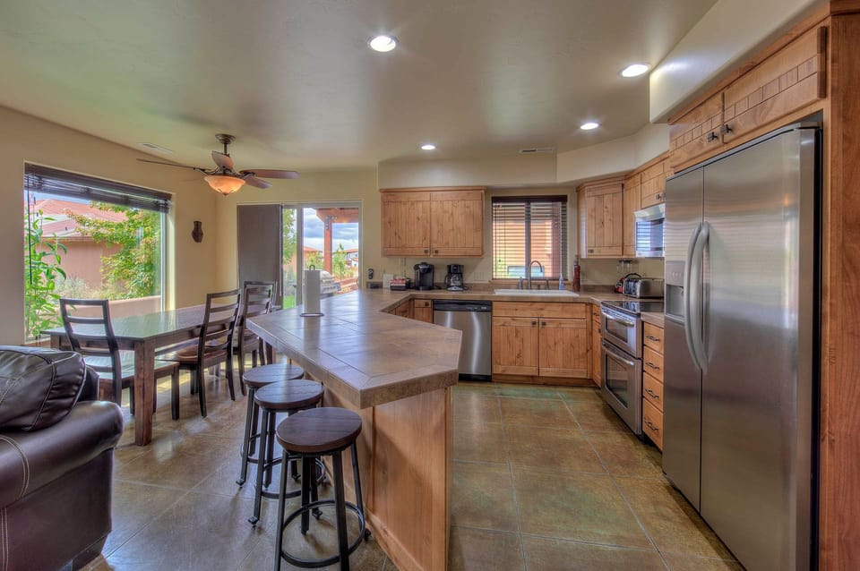 A open kitchen designed for shared moments. 