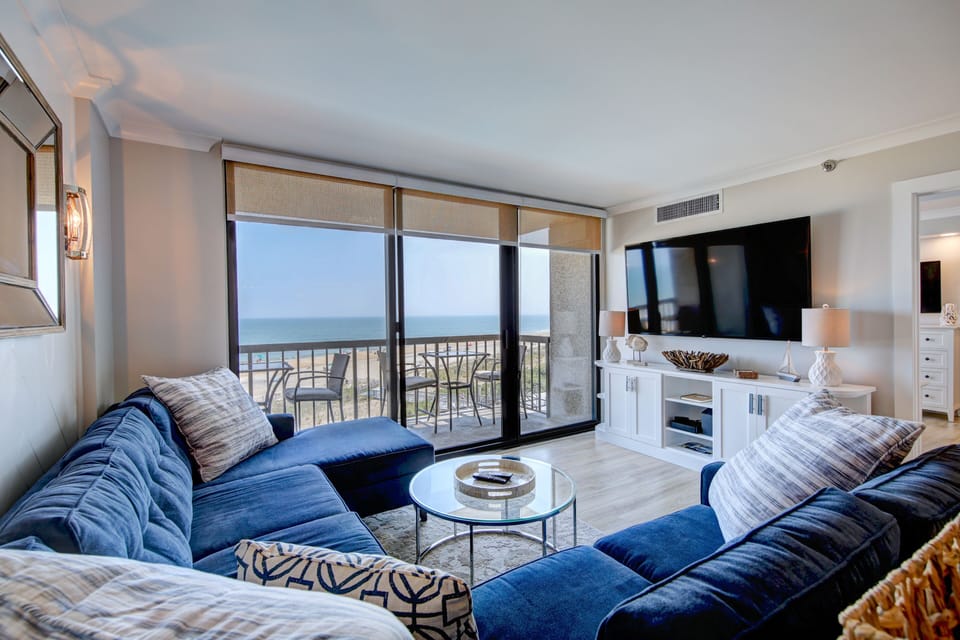 Family Room with 72" TV, Comcast Cable/WiFI, board games in the TV console.