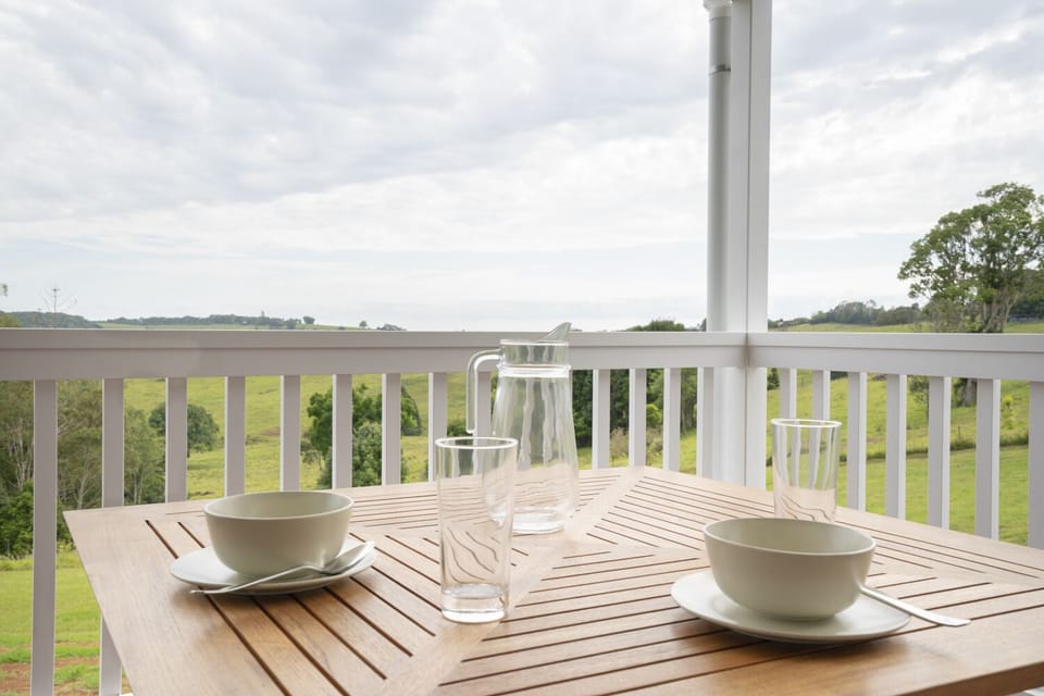 Outdoor dining morning, noon or night