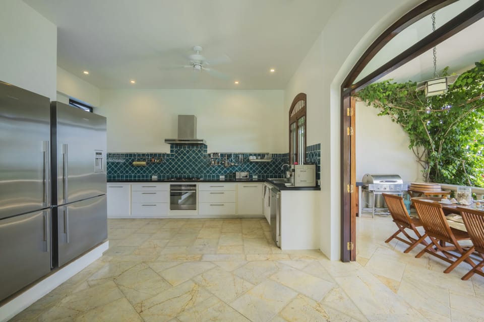 4-Bedroom Villa with Private Pool | Private kitchen | Full-size fridge, microwave, oven, stovetop