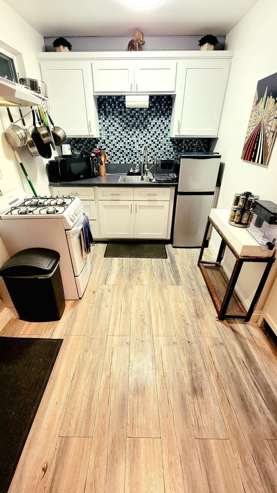 Updated kitchen back splash