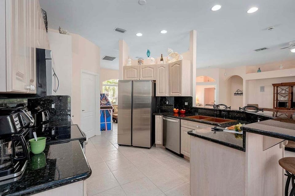 Kitchen is Open to the Dining Room and Living Room