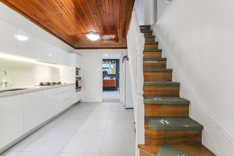The stairs are quite steep. This property may not be suitable for elderly guests.