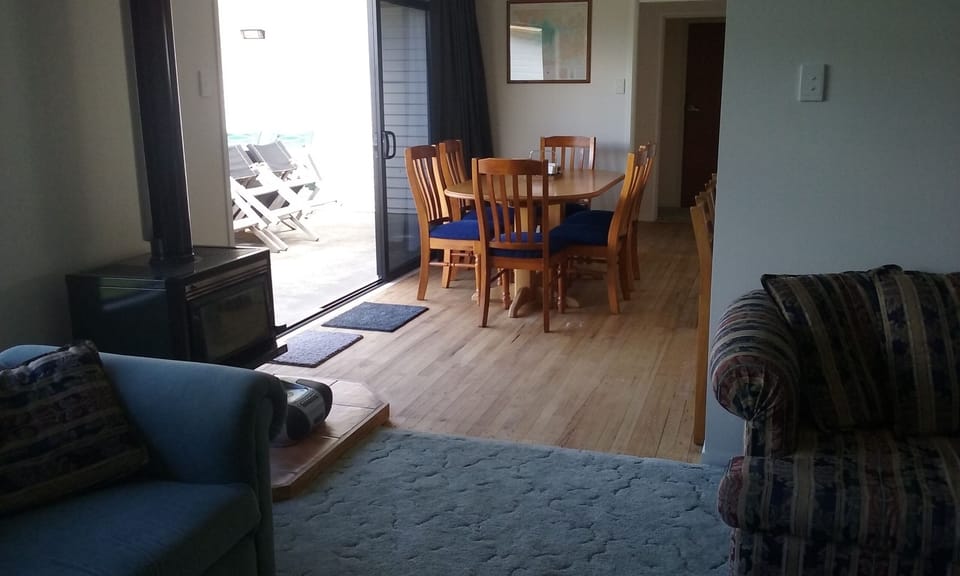 Open plan dining off the lounge