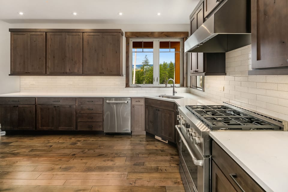 This kitchen has all you will need during your stay! A chefs dream.