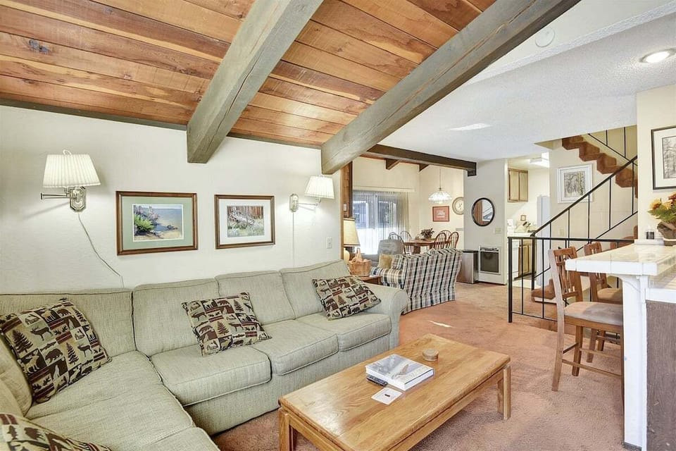 Queen sofa bed in TV room