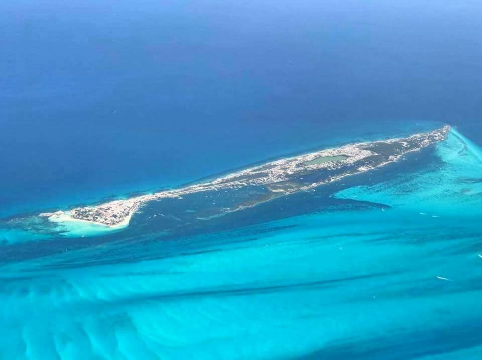 Only 1 1/2 blocks from Playa Norte (North Beach), on the left side of picture. 