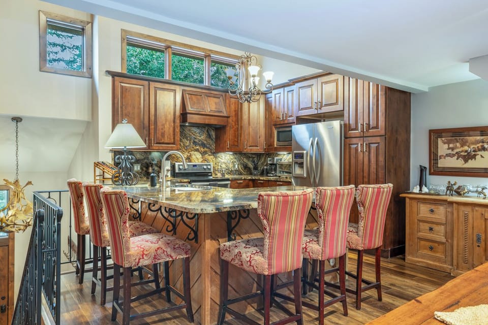 Kitchen with Counter Seating