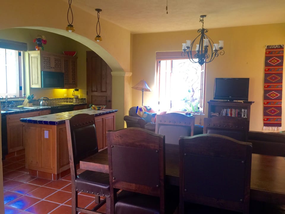 Dining and kitchen