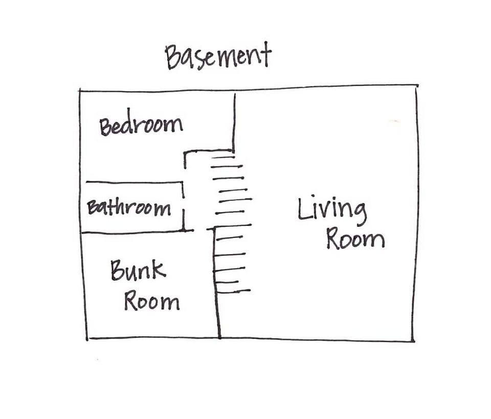 Basement floor plan