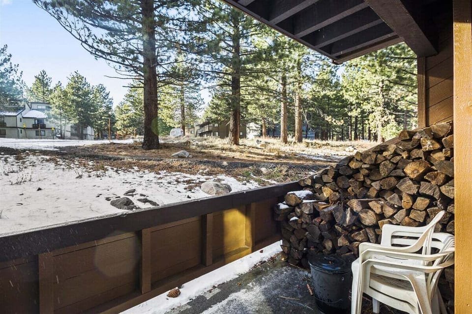 Firewood provided on deck