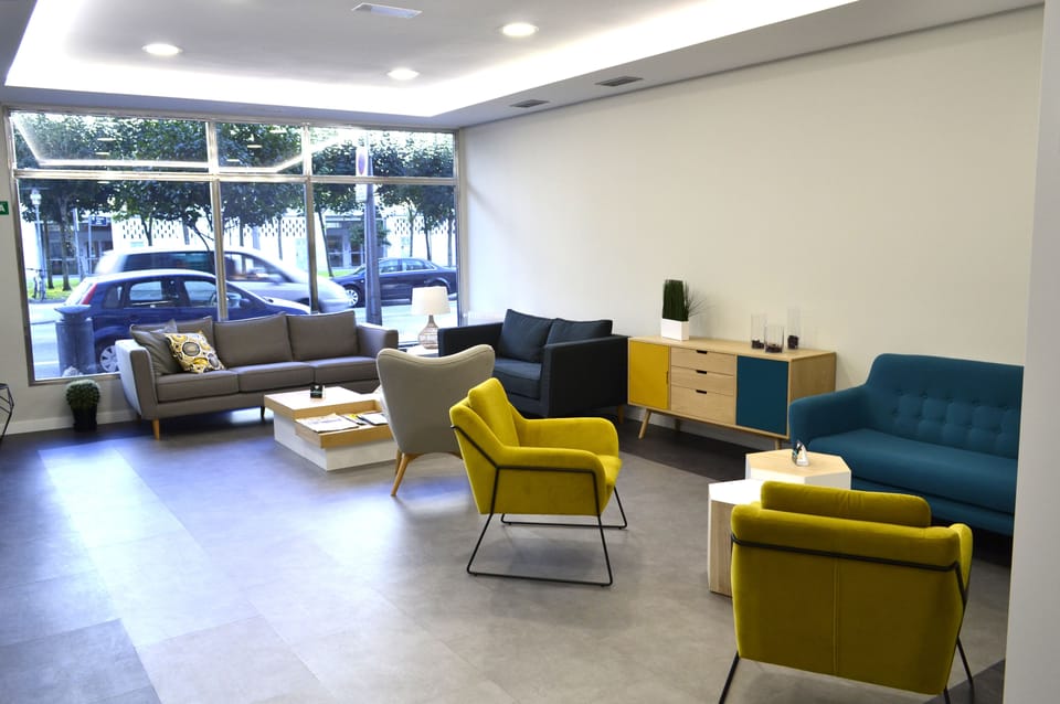 Lobby sitting area
