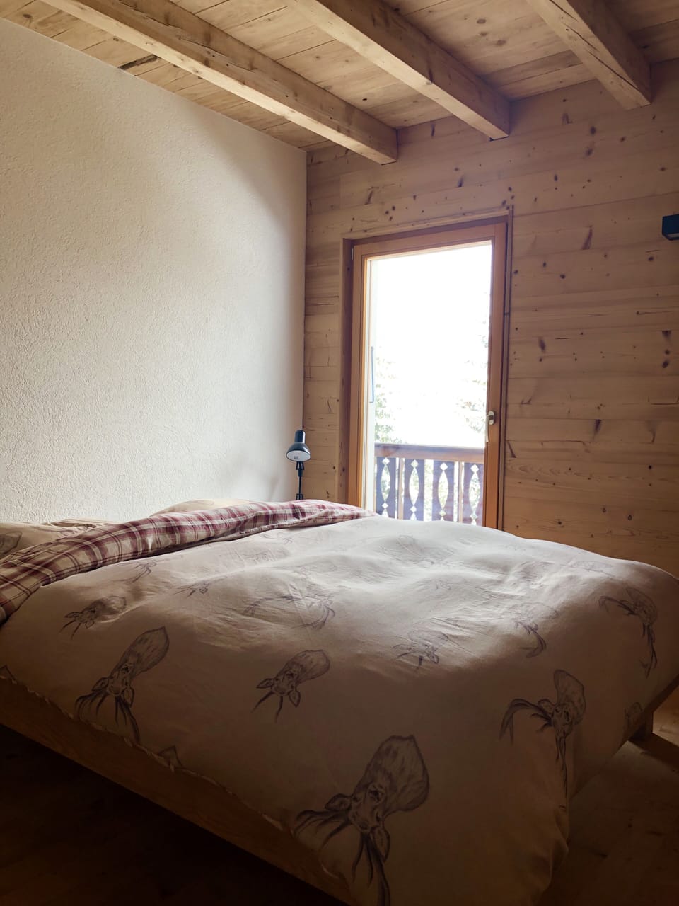 Room one with double bed 