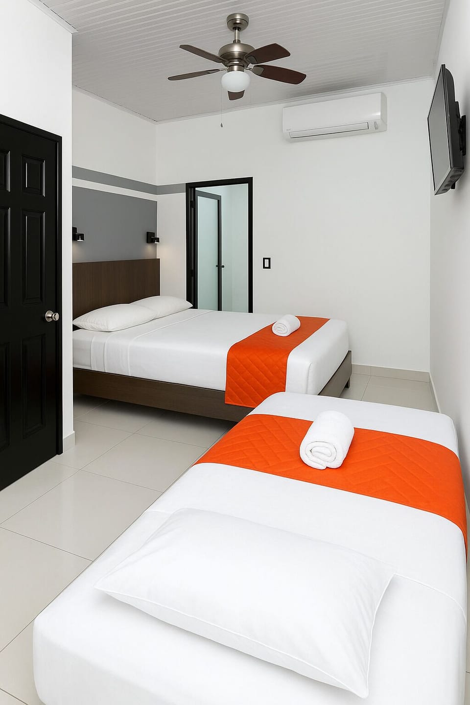 Deluxe Triple Room | Hypo-allergenic bedding, minibar, in-room safe, blackout drapes