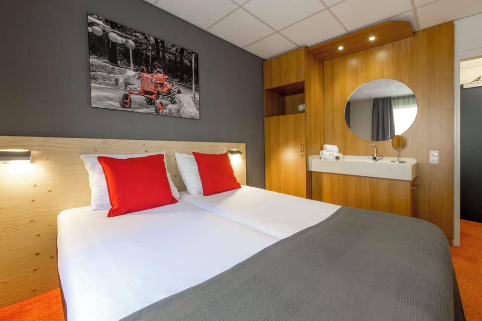 Basic Room | Hypo-allergenic bedding, in-room safe, desk, blackout drapes