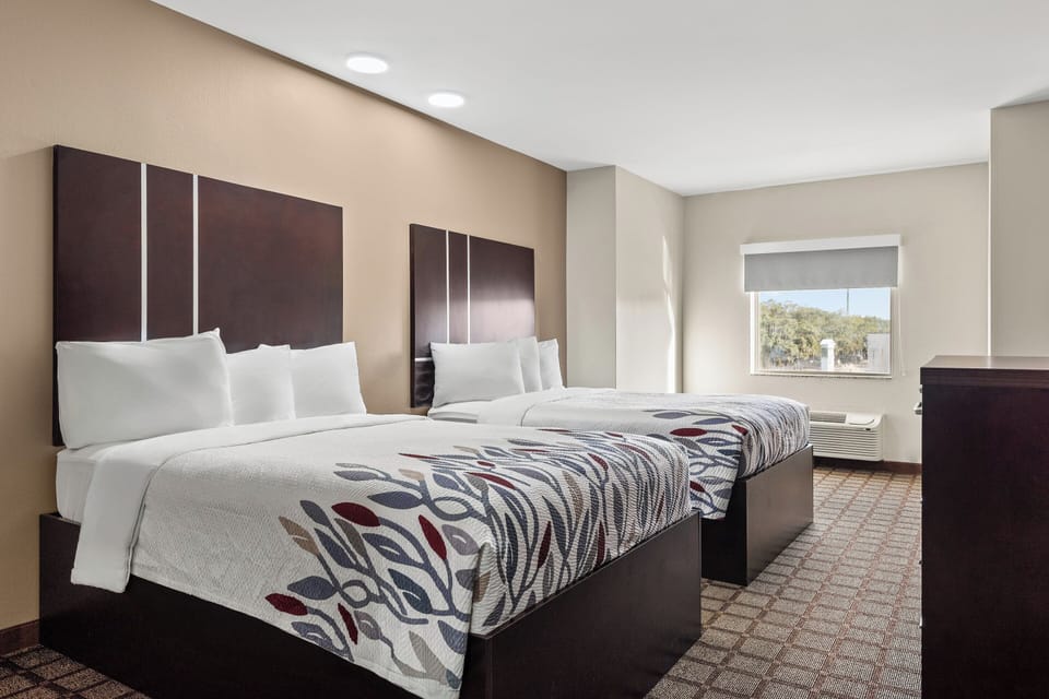 Superior Room, 2 Double Beds, Non Smoking | Desk, blackout drapes, iron/ironing board, free cribs/infant beds