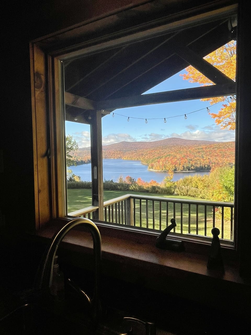 View from Kitchen sink