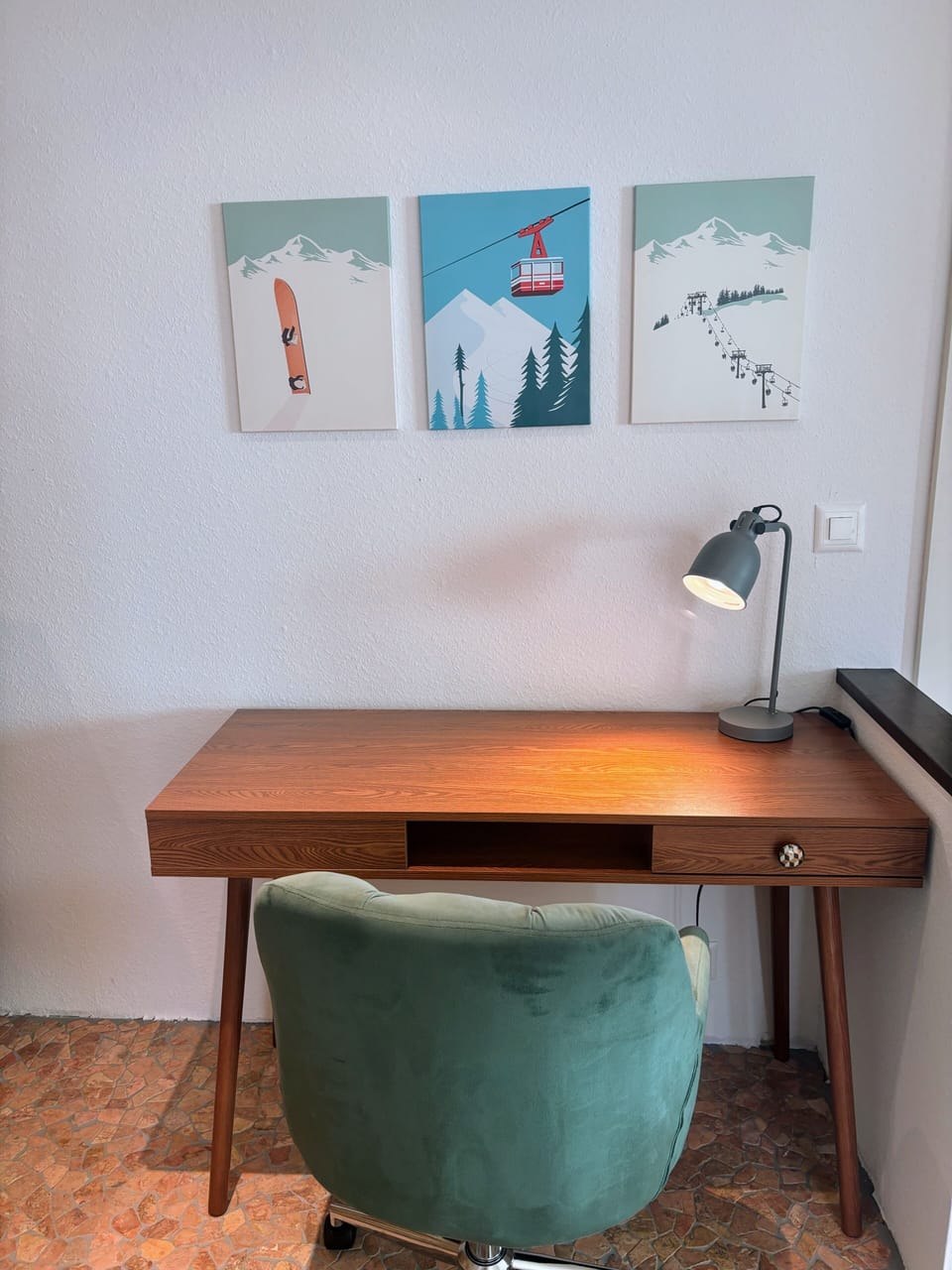 dedicated work space