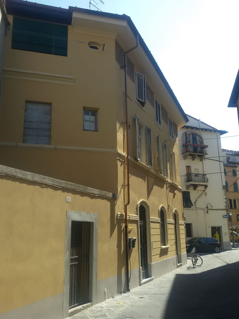 The building where is located the apartment