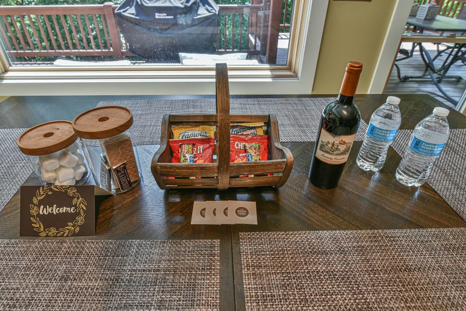 WELCOME BASKET AND TREATS