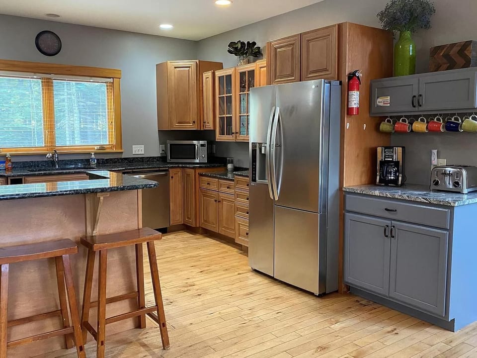 Large Kitchen well stocked with everything you need to cook for a large group