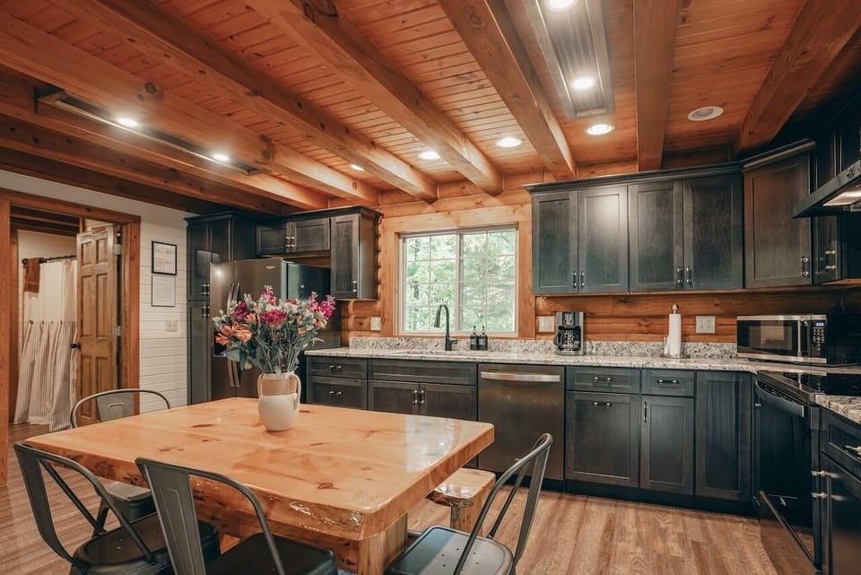 Fully stocked kitchen for all your cooking and baking needs!